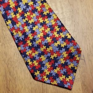Silk Puzzle Tie- Autism Society of America